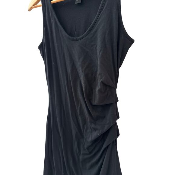 Athleta Della Lightweight Sleeveless Pleated Midi Dress Black Size Small - Picture 7 of 12